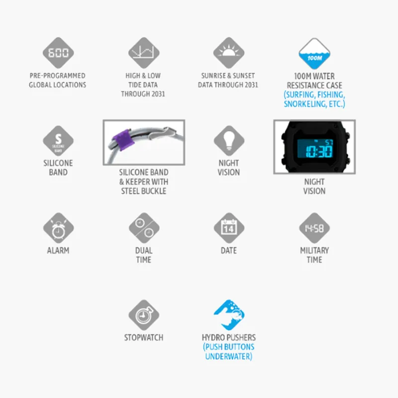 Freestyle Mariner Watch Tide 600 Black-3